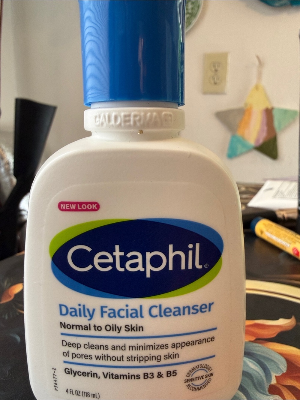 Cetaphil Daily Facial Cleanser for Normal to Oily Skin - Blue & White